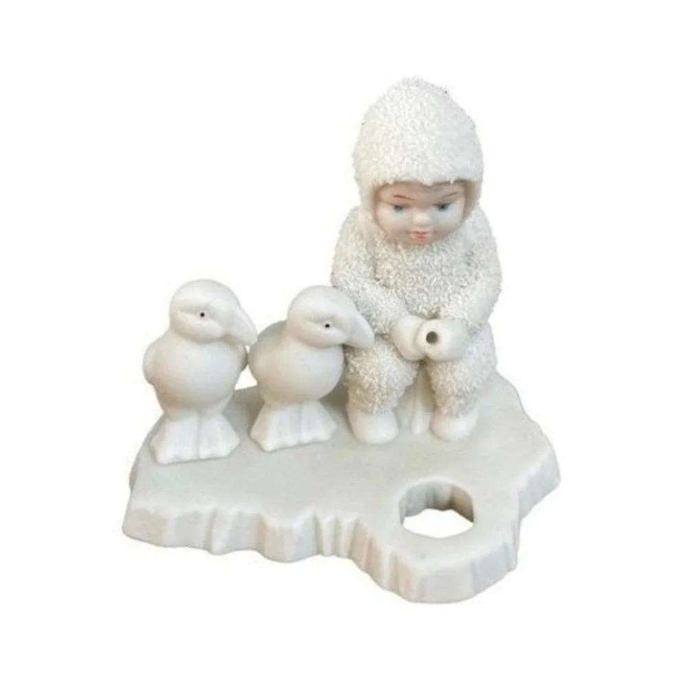 Dept 56 Snowbabies Fishing For Dreams Winter Tales Figurine Holiday‎ Retired 94